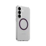 PanzerGlass CARE&trade; by &reg; Urban Combat Case Skaidrus su Slyvų Purpurine Spalva Qi Suderinamas Samsung Galaxy S25+