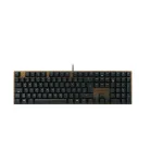 CHERRY KC 200 MX klaviatūra USB QWERTZ voki&scaron;ka juoda, bronzinė