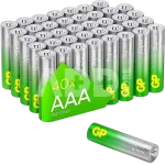 GP 03024AETA-B40 AAA (Micro) &scaron;arminių baterijų paketas &ndash; 40 vnt., Super Alkaline