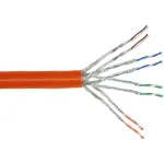 InLine Duplex Montažinis Laidas S/FTP PiMF Cat.7a AWG23 1200MHz, LSOH, 500m
