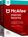 McAfee Internet Security 10 įrenginių, 1 metai