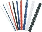 Fellowes plastikiniai įri&scaron;imo vir&scaron;eliai, 10 mm, 21 žiedai, A4 (210 x 297 mm), 55 lapai, balti, 100 vnt.