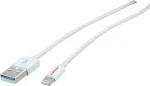 ROLINE Lightning laidas &ndash; Lightning (M) iki USB (M) &ndash; 15 cm &ndash; ekranuotas &ndash; baltas &ndash; liejinis &ndash; Apple iPad/iPhone/iPod (Lightning) (11.02.8326)