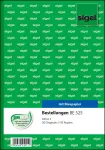 Verslo forma Sigel BE525, A5, mėlyna/balta, 100 lapų