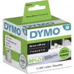 DYMO Authentic LabelWriter didelio formato adresų etiketės | 36 mm x 89 mm | Ritinys po 260 | Juodas spausdinimas baltame fone | Skirta LabelWriter etikečių spausdintuvams