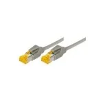 Tecline patch laidas Cat. 6A (ISO/IEC), S/FTP (PiMF), halogen-free, su snap-in apsauga, geltonas