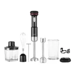 Panardintuvinis blenderis GASTROBACK Cordless Design 5-in-1 &mdash; 180 W, 0,5 L dubuo, belaidis, nerūdijančio plieno peiliai