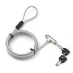 Techly Wedge-Lock apsaugos sistemos užraktas ne&scaron;iojamam kompiuteriui su kabeliu 1,8 m