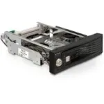 DeLOCK 5,25 colų mobilus krep&scaron;ys 3,5 colio SATA HDD - mobilus atminties krep&scaron;ys - 8,9 cm (3,5 inch) (47199)