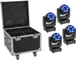 Ap&scaron;vietimo &scaron;viestuvas EUROLITE TMH-H240 Beam Wash Flower Effect 4x &ndash; LED efektinis &scaron;viestuvas, kompakti&scaron;kas įrenginys