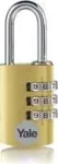 YALE YE3CB/38/131/1/GO Kombinuotas spyna 38 mm Auksinė