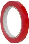 Agipa pakavimo juosta 12 mm x 66 m PVC raudona &ndash; mai&scaron;elių sandarinimui, 1 vnt