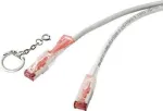 Renkforce RF-4533114 tinklo kabelis pilkas 1 m Cat6a S/FTP (S-STP) (RF-4533114)