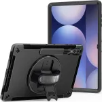 Dėklas su atrama ir rankenėle JT Berlin, skirtas Samsung Galaxy Tab S10 Ultra / S9 Ultra, juodas