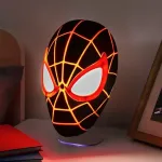Stalinė lempa Paladone Mask Light PP14323SPMVN Spiderman Miles Morales &ndash; naktinė &scaron;viesa personažo kaukės pavidalu