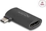 Adapteris DELOCK USB Type-C (ki&scaron;tukas) į HDMI (lizdas) DP Alt Mode 4K kampuotas
