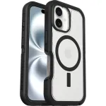 OtterBox Defender XT Dėklas, iPhone 16, Dark Side, skaidrus/juodas