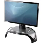 Fellowes kompiuterio monitoriaus stovas su 3 auk&scaron;čio reguliavimais - Smart Suites monitoriaus pakėlimo stovas - ergonomi&scaron;kas reguliuojamas monitoriaus stovas - maks. svoris 10 kg / maks. dydis 21 colis - juoda