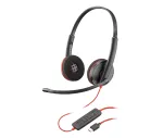 Ausinės POLY Blackwire C3220 Stereo USB-C su ne&scaron;iojimo dėklu