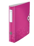 Segtuvas Leitz Lever Arch File Active PP WOW A4/65mm, A4, polipropilenas, rožinė, 350 lapų, 80 g/m&sup2;, 6,5 cm