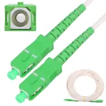 Extralink SC/APC-SC/APC Patch Cord, LSOH, Single-Mode, Simplex, G.657A2, 3mm, 30m, White
