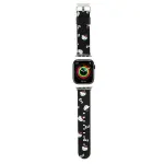 Hello Kitty HKAWMPSAPSK Apple Watch Strap 38/40/41mm Black Silicone Heads & Bows Pattern