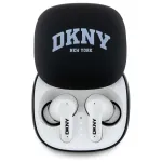 DKNY DKTWS3DNYAK Bluetooth TWS ausinukai su įkrovimo dėklu, guminiu matiniu pavir&scaron;iumi, juodi