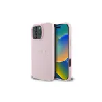Guess Grained Ring Hardcase, skirta Apple iPhone 15 Pro Max 6,7 inch Pink MagSafe