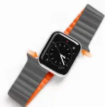 Dux Ducis Apple Magnetic Strap Watch Strap 7/6/5/4/3/2 / SE (41/40/38mm) Magnetic Grey Orange