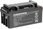 Europower AGM Battery EPS Series 12V 65Ah (8-12 Years Design Life)