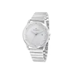 Pierre Cardin vyri&scaron;kas laikrodis CLC.6001, 43 mm, nerūdijantis plienas, kvarcinis analoginis, juodas ciferblatas, odinė apyrankė