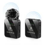 PULUZ PU3153B belaidis Bluetooth mikrofonas 3.5mm TRS/TRRS telefonui ir kamerai
