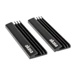 Akasa A-M2HS01-KT02 au&scaron;inimo sistema SSD &scaron;ilumos &scaron;alintuvas/radiatorius juodas 1-2