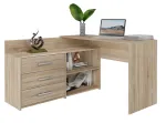 Topeshop DANY SONOMA KPL kompiuterio stalas ąžuolo spalva
