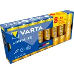 VARTA Longlife Power AA LR6 Mignon &scaron;arminės baterijos, 8 vnt. lizdinė pakuotė
