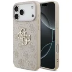 GUESS 4G Big Logo dėklas, skirtas Apple iPhone 17 Pro Max / 18 Pro Max - rožinis