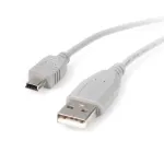 StarTech 3m USB 2.0 A &ndash; Mini B kabelis, juodas