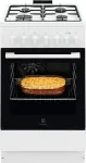 Electrolux LKK520032W laisvai stovinti viryklė su dujine kaitlente ir elektrine orkaite, 50 cm, balta