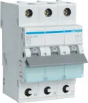 Hager MCS340 40A 3 polių C charakteristikos automatinis jungiklis, 6kA, 3 moduliai