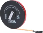 KS TOOLS 300.0042 30 m stiklo pluo&scaron;to matavimo juosta su uždaru ritiniu ir rankena