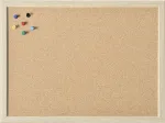 MAGNETOPLAN HOLTZ kam&scaron;tinė lenta su mediniu rėmu 800 x 600 mm, natūralus kam&scaron;tis, sieninė smeigtukų lenta užra&scaron;ams, priminimams ir nuotraukoms (121923)