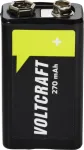 VOLTCRAFT 9 V blokinė akumuliatorinė baterija NiMH 270 mAh 8,4 V Ready to Use, 1 vnt. (VC-17665965)