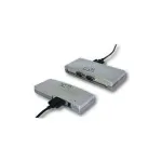 EXSYS EX-1334V Industrial 4 prievadų USB į RS-232 serijinis adapteris su FTDI lustu, 15kV ESD apsauga, metaliniu korpusu