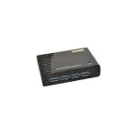 EXSYS EX-1125 4 prievadų USB 3.0 &scaron;akotuvas - 5Gbps, aliuminis, stalinis