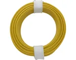 Donau Elektronik 118-3 lankusis laidas 1 x 0,14 mm&sup2; geltonas 10 m