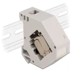 Delock modulinis adapteris &ndash; tvirtinamas ant DIN bėgelio &ndash; CAT 6a &ndash; STP &ndash; pilkas &ndash; 1 jungtis (86014)