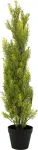 EUROPALMS Leyland Cypress dirbtinis augalas, 90cm, juodas vazonas 82606962