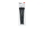 HellermannTyton SOFTFIX&reg; atsegamas plastikinis rai&scaron;tis 260 x 7 mm, juodas, 12 vnt. 115-07270