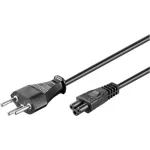 Wentronic Goobay Maitinimo laidas &Scaron;veicarija, 1,8 m, juodas - &Scaron;veicarijos ki&scaron;tukas (J tipas, SEV 1011) > Įrenginio lizdas C5 (93960)