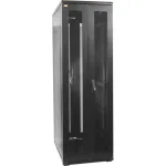 IT-BUDGET 19 inch Server Rack SRK pilnas komplektas - 42U - 600x1000 mm - perforuotos dvigubos priekinės ir galinės durelės - 4 aktyvūs ventiliatoriai - PDU - lentynos - surinktas - juodas 99ITB19SRK42610DTSM